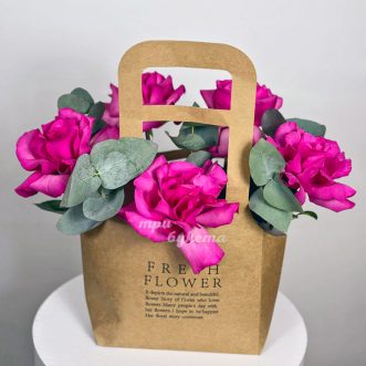 Сумка французских роз сорта Пинк Флойд